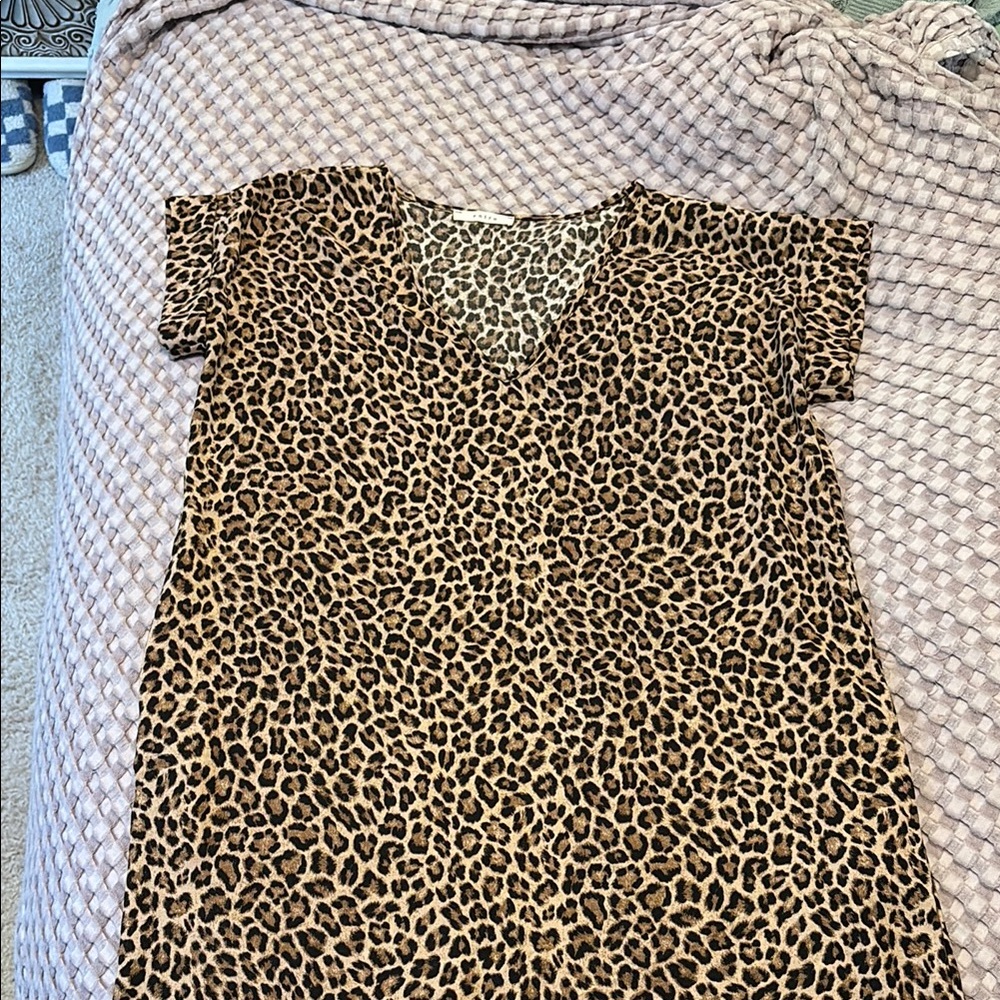 Leopard Print Women's Dress